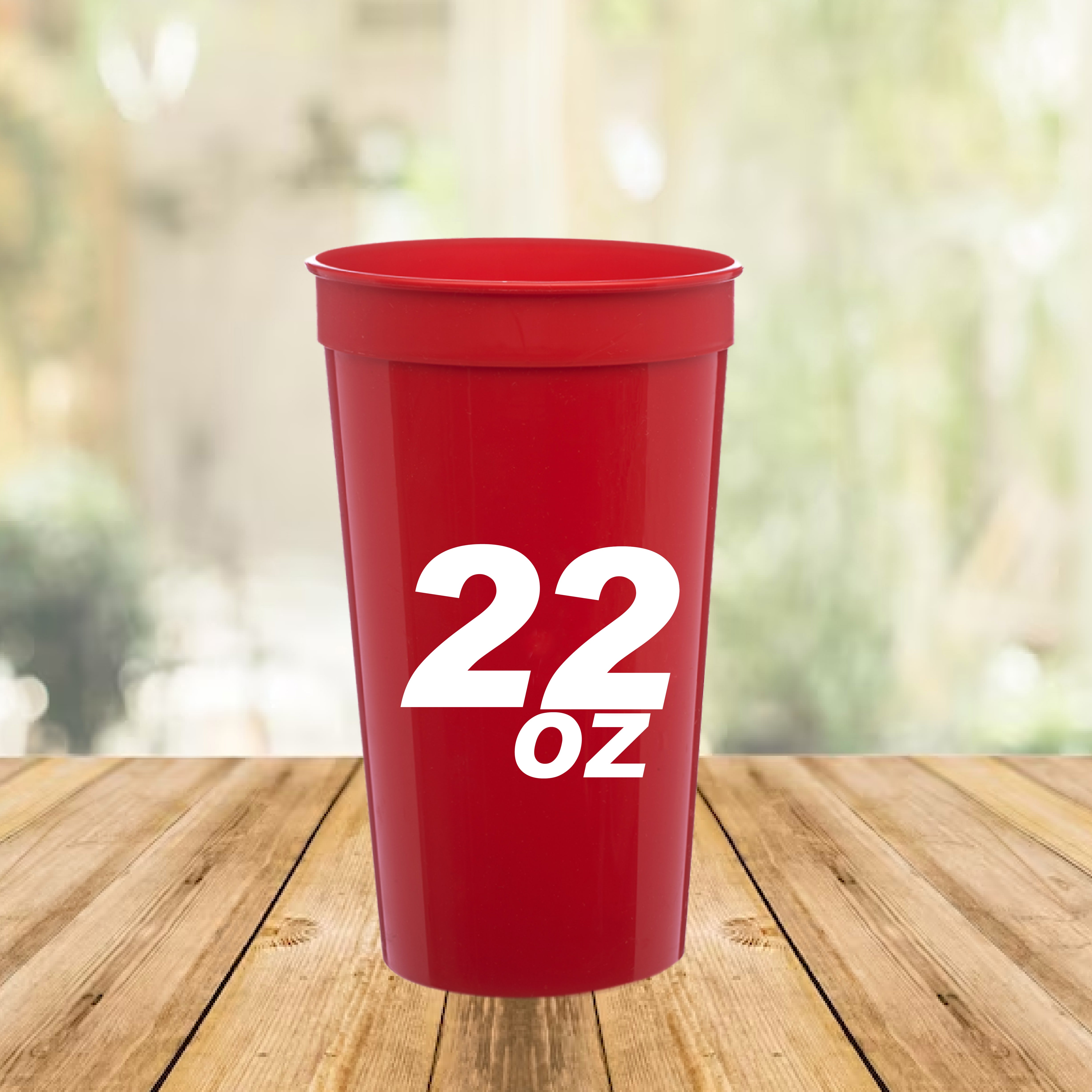22oz Colored Stadium Cups