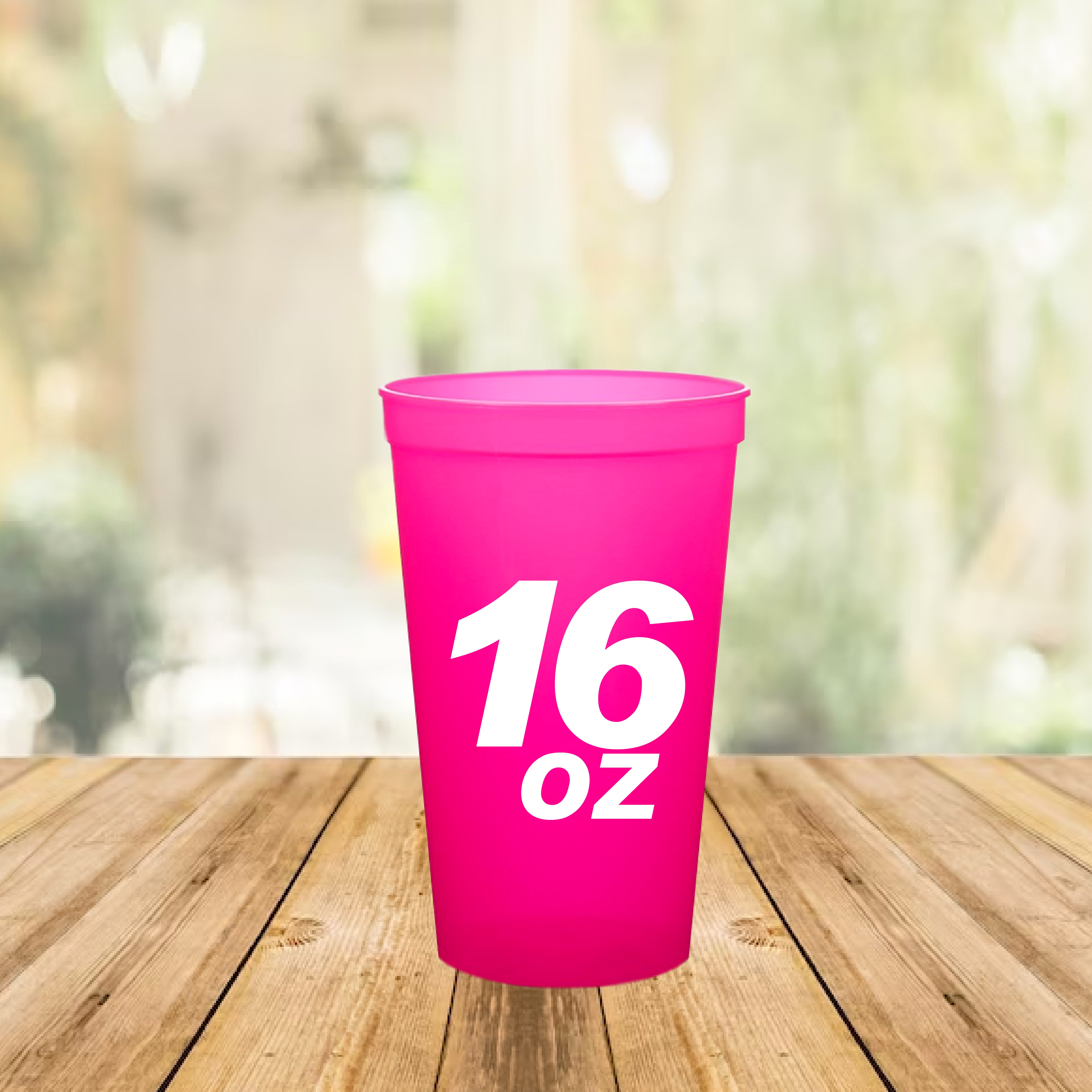 16oz Colored Stadium Cups