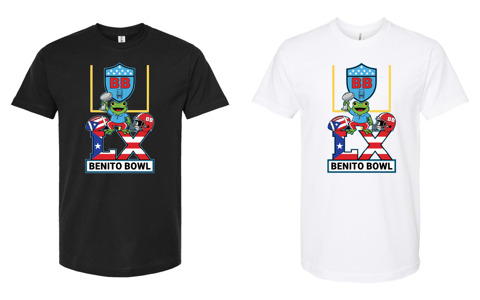 Benito Bowl Football T-shirt