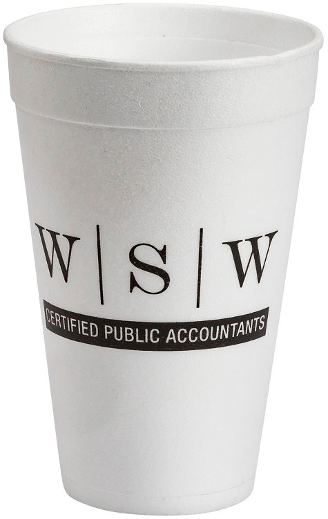 Vasos de espuma de 24 oz - Impresos