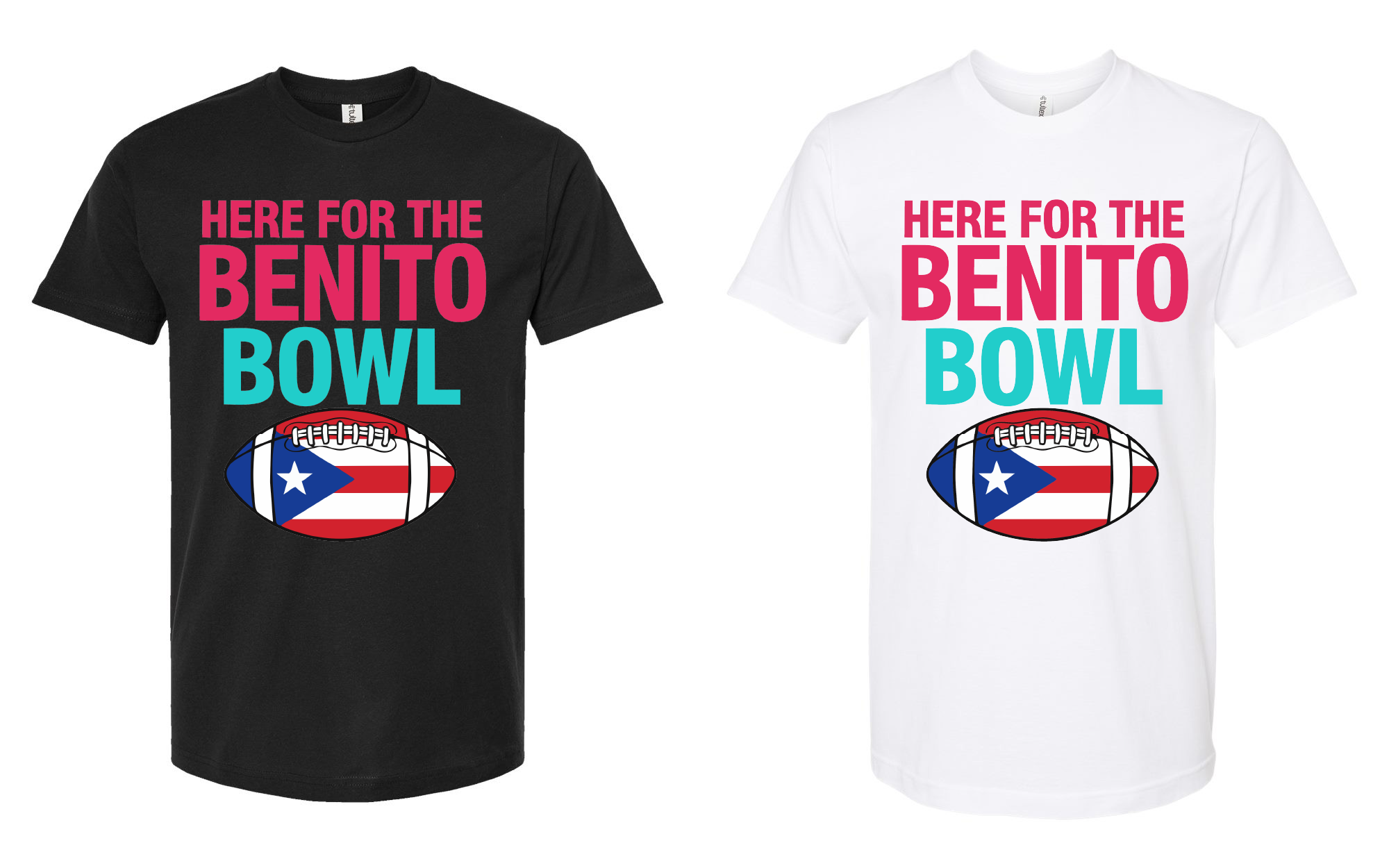 Benito Bowl Football T-shirt