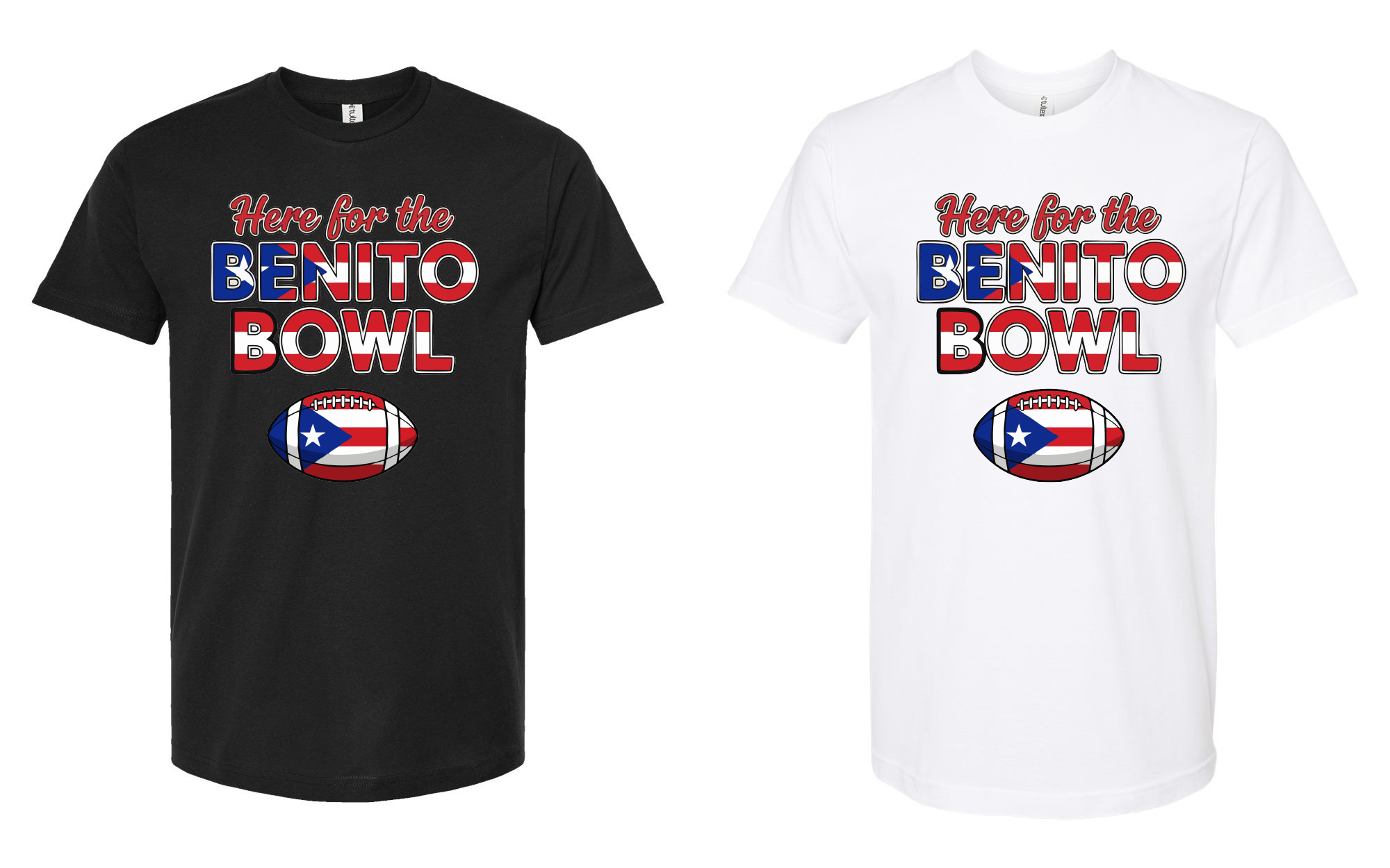 Benito Bowl Football T-shirt