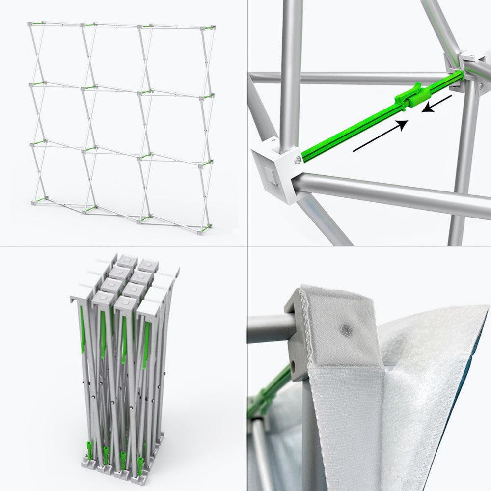 Pop Up Display Velcro Fabric