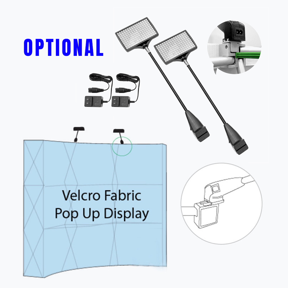 Pop Up Display Velcro Fabric
