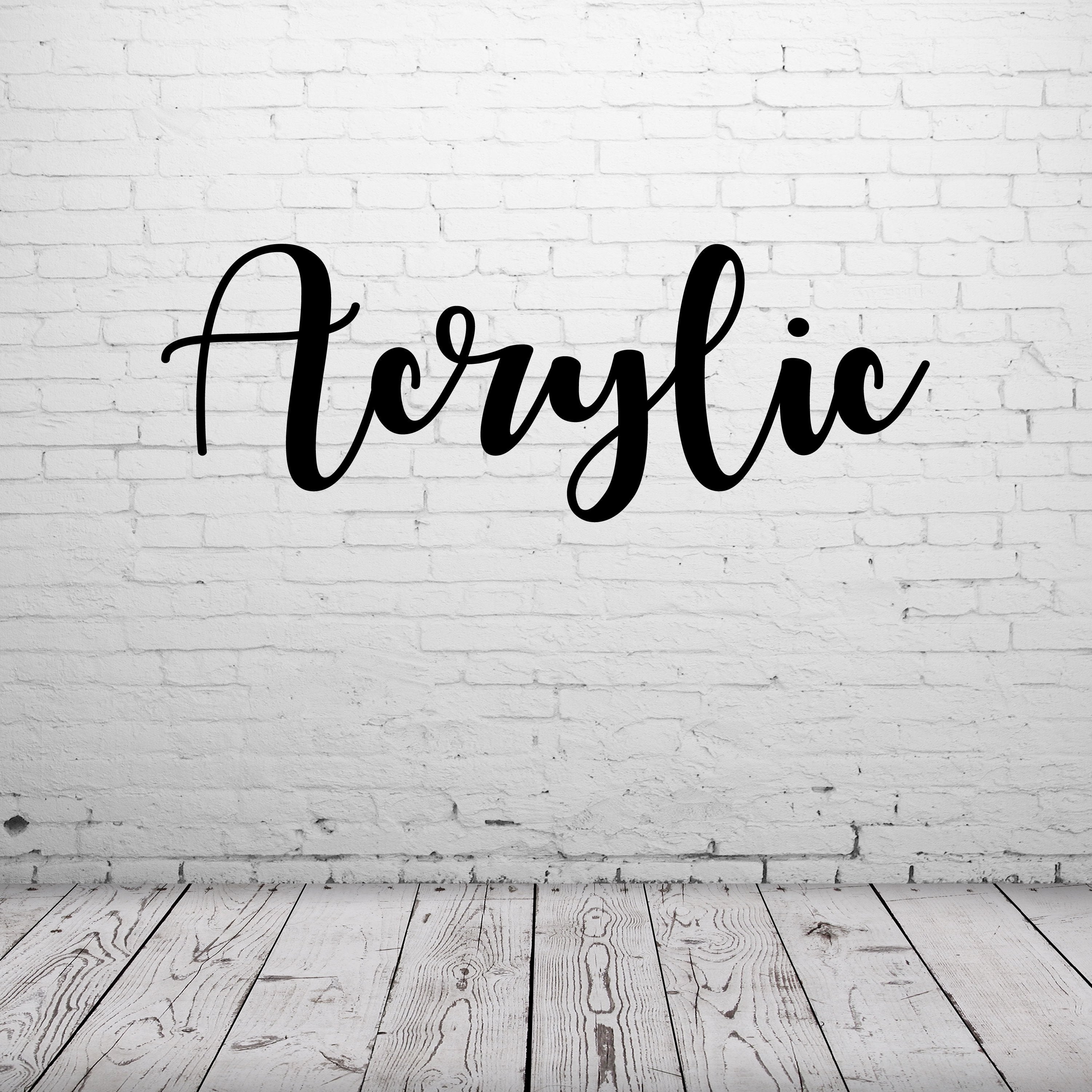 ACRYLIC NAME CUT-OUT - Twins Print