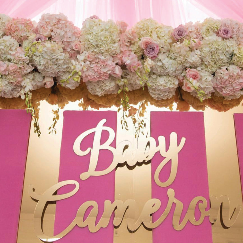 ACRYLIC NAME CUT-OUT - Twins Print