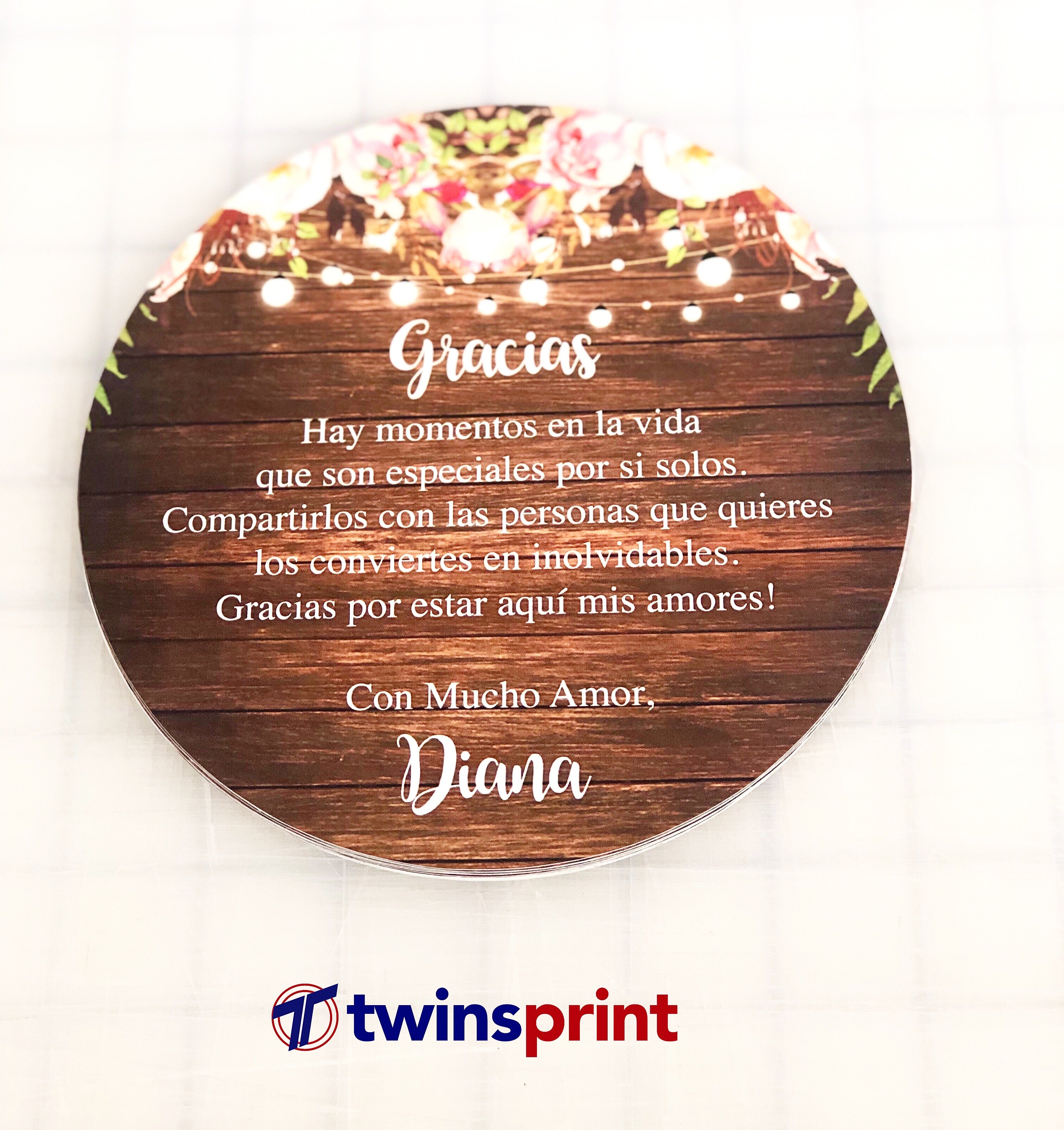 THANK YOU / MENU CARDS - Twins Print