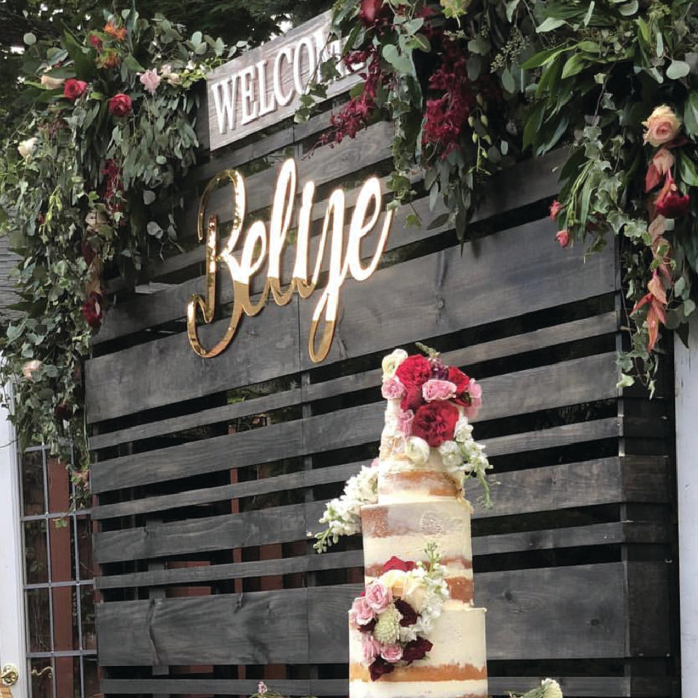 ACRYLIC NAME CUT-OUT - Twins Print