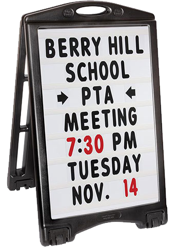 Message Board Sign