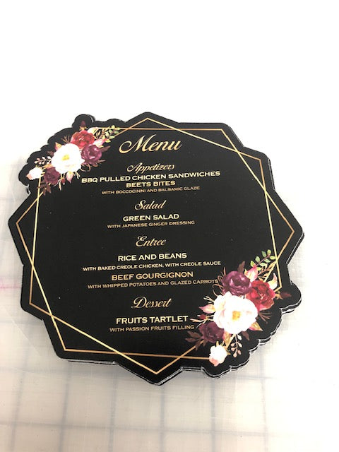 Die-cut cards in custom shapes, professionally printed for standout business and event marketing