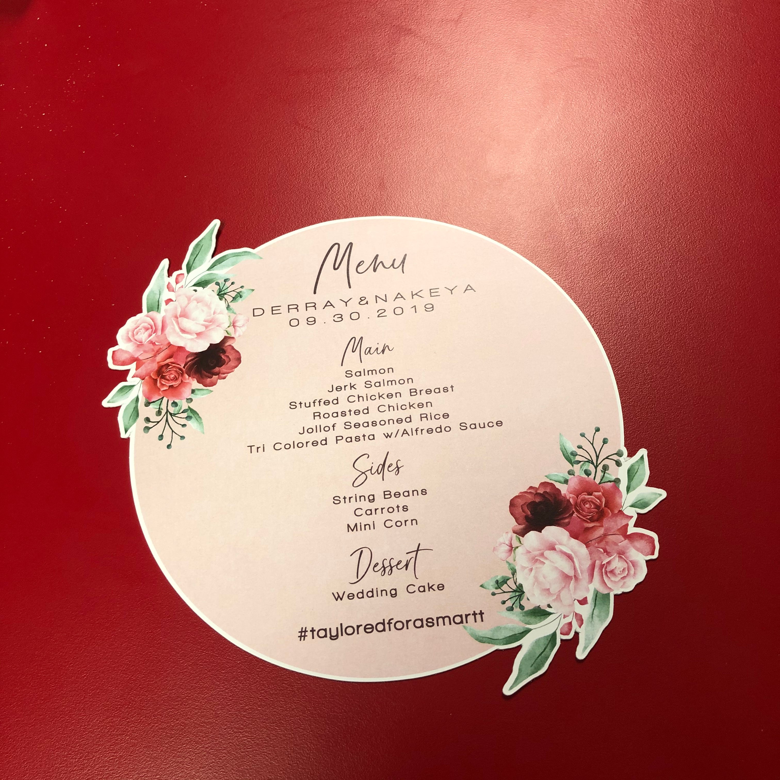 THANK YOU / MENU CARDS - Twins Print