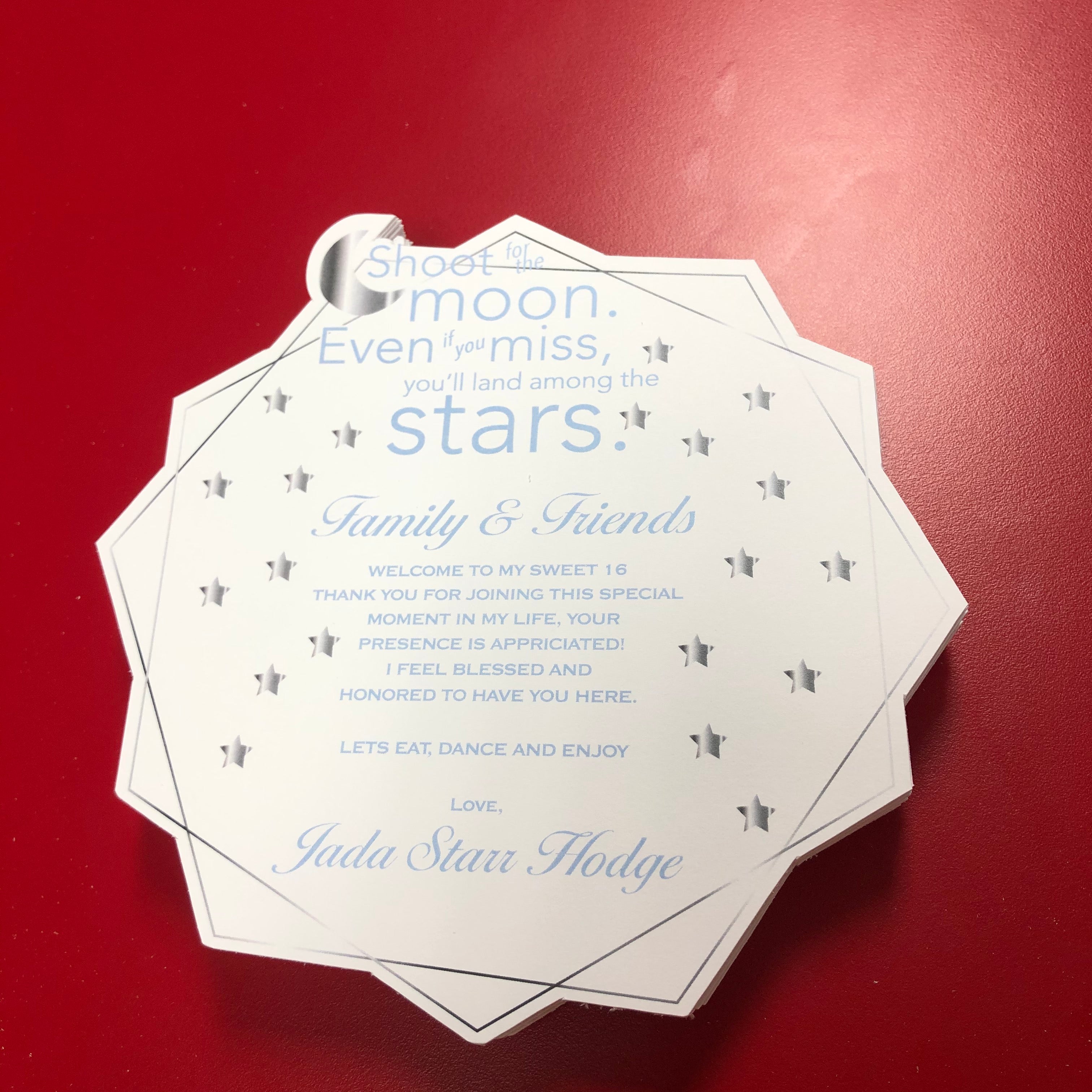 THANK YOU / MENU CARDS - Twins Print