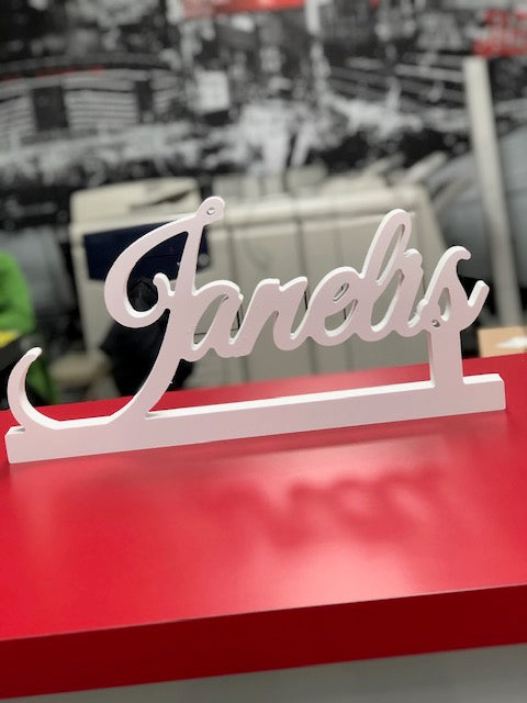 CUSTOM STAND ALONE NAME SIGN - Twins Print