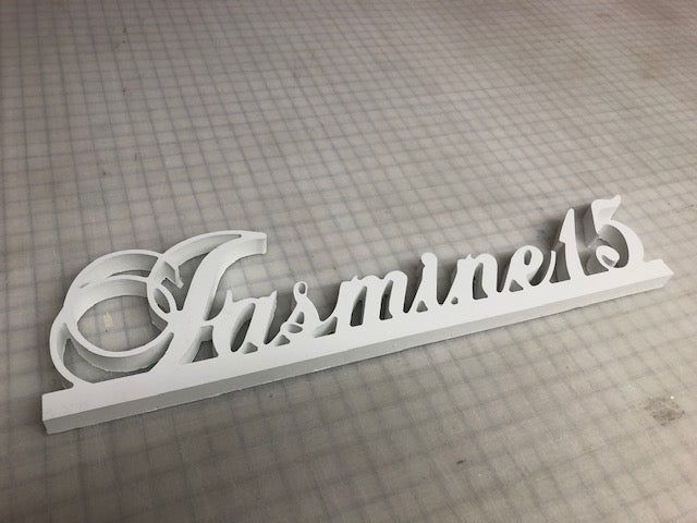 CUSTOM STAND ALONE NAME SIGN - Twins Print