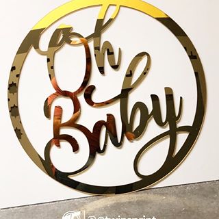 ALL ROUND (Any wording) - Twins Print