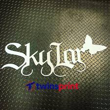 SINTRA NAME-Cut (WHITE) - Twins Print