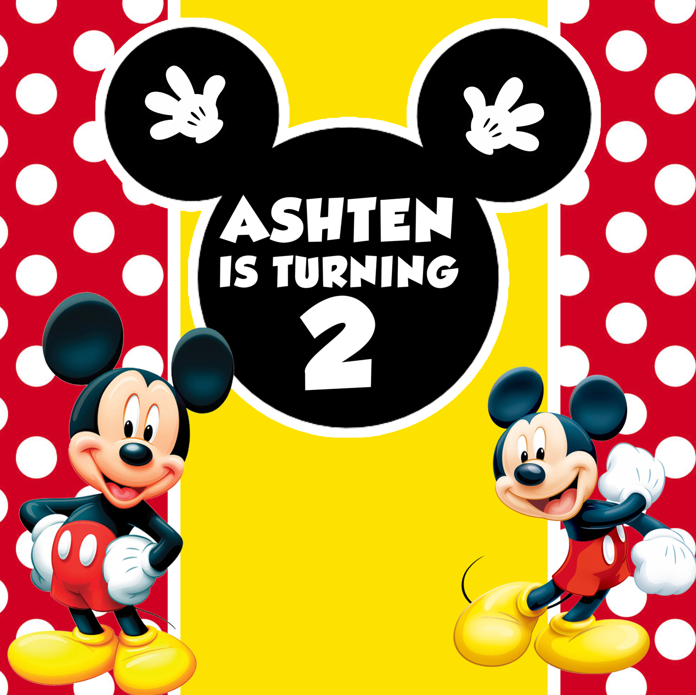 MICKEY MOUSE BACKDROP 05