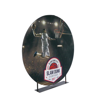 FABRIC EZ Extend Circle 7ft Backdrop - Twins Print