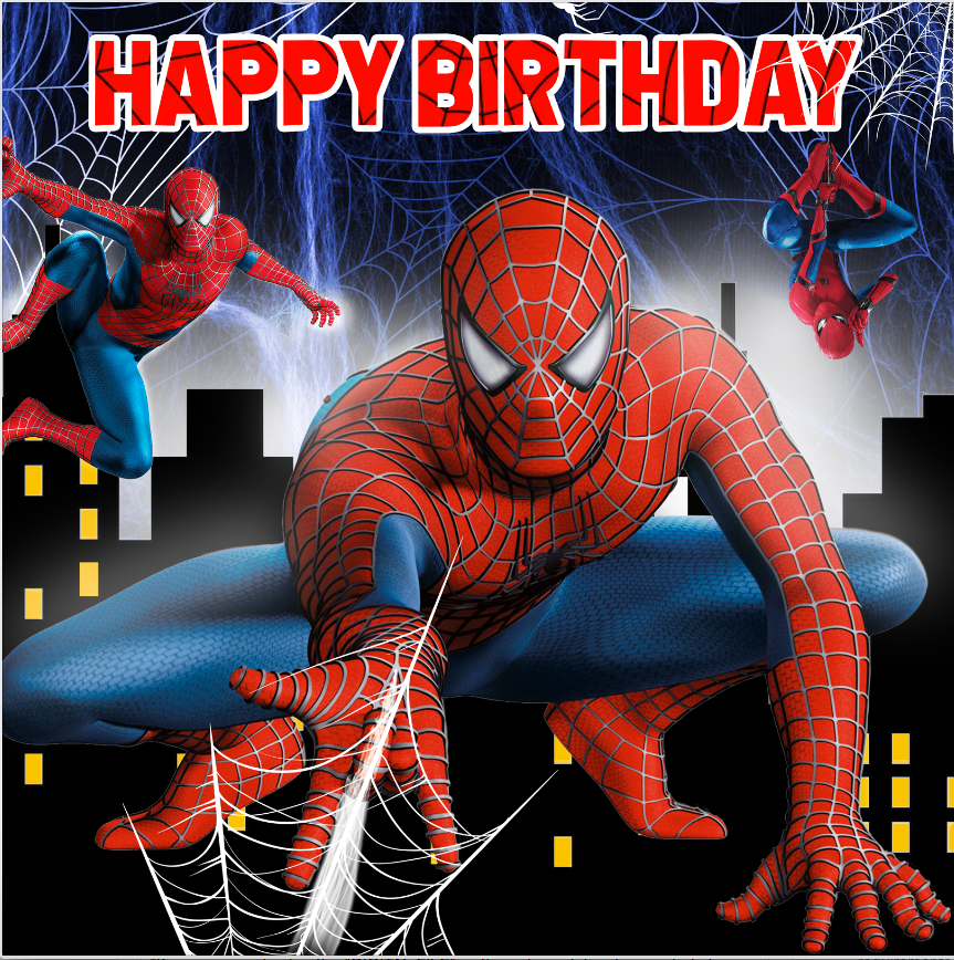 SPIDERMAN BACKDROP - Twins Print