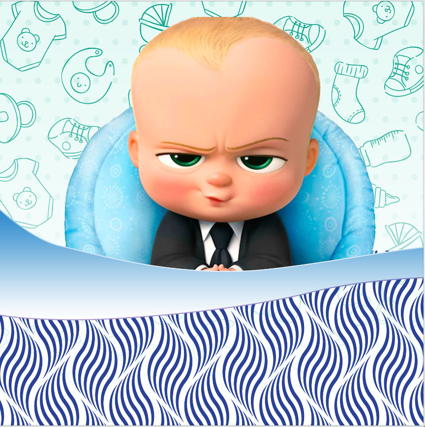 BOSS BABY BACKDROP 01 - Twins Print