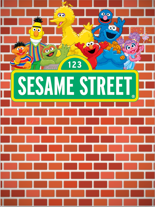 SESAME STREET BACKDROP 01 - Twins Print