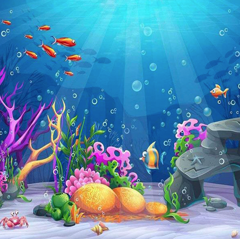 UNDER THE SEA BACKDROP - Twins Print
