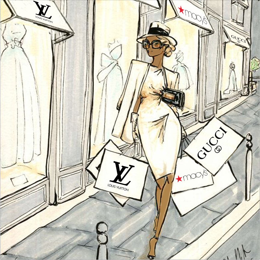 WALK IN PARIS BACKDROP / DIOR / LOUIS VUITTON - Twins Print