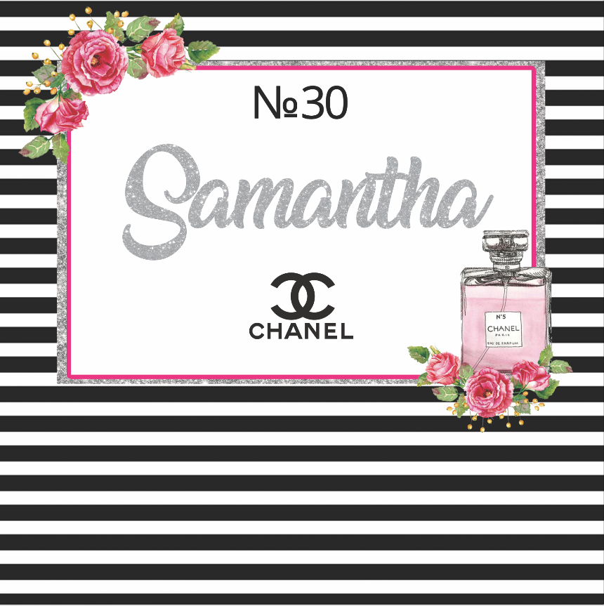 COCO CHANEL BACKDROP - Twins Print
