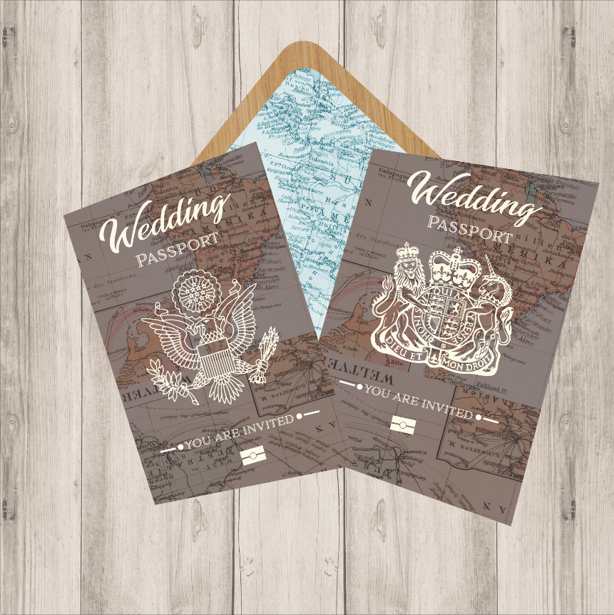 PASSPORT BACKDROP - Twins Print