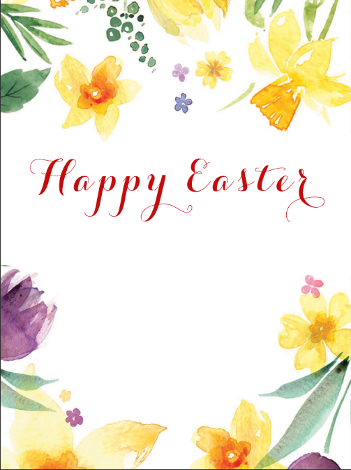 HAPPY EASTER BACKDROP