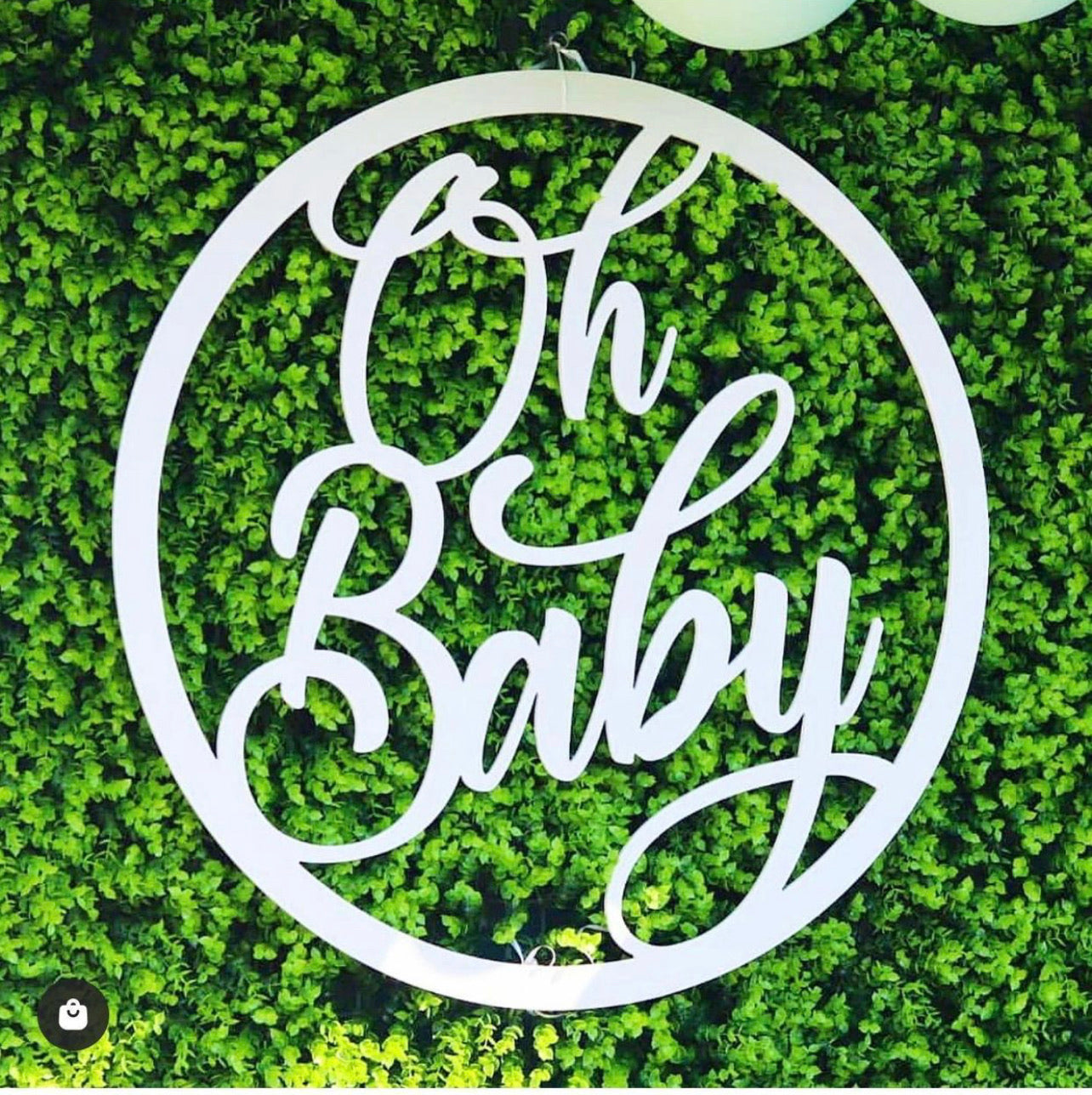 Round Cutout (Any Wording)