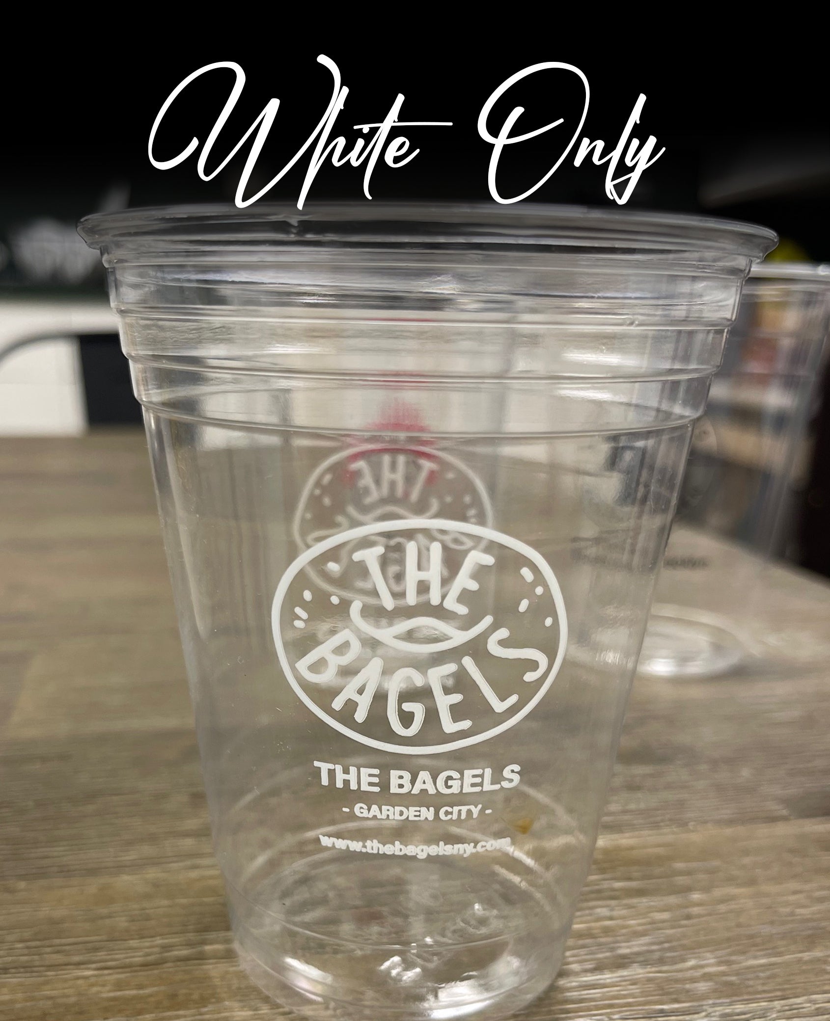 Clear Printed PET Plastic Cold Cup