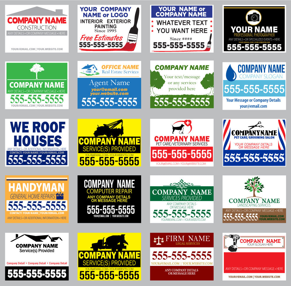 Yard Signs (12x18)