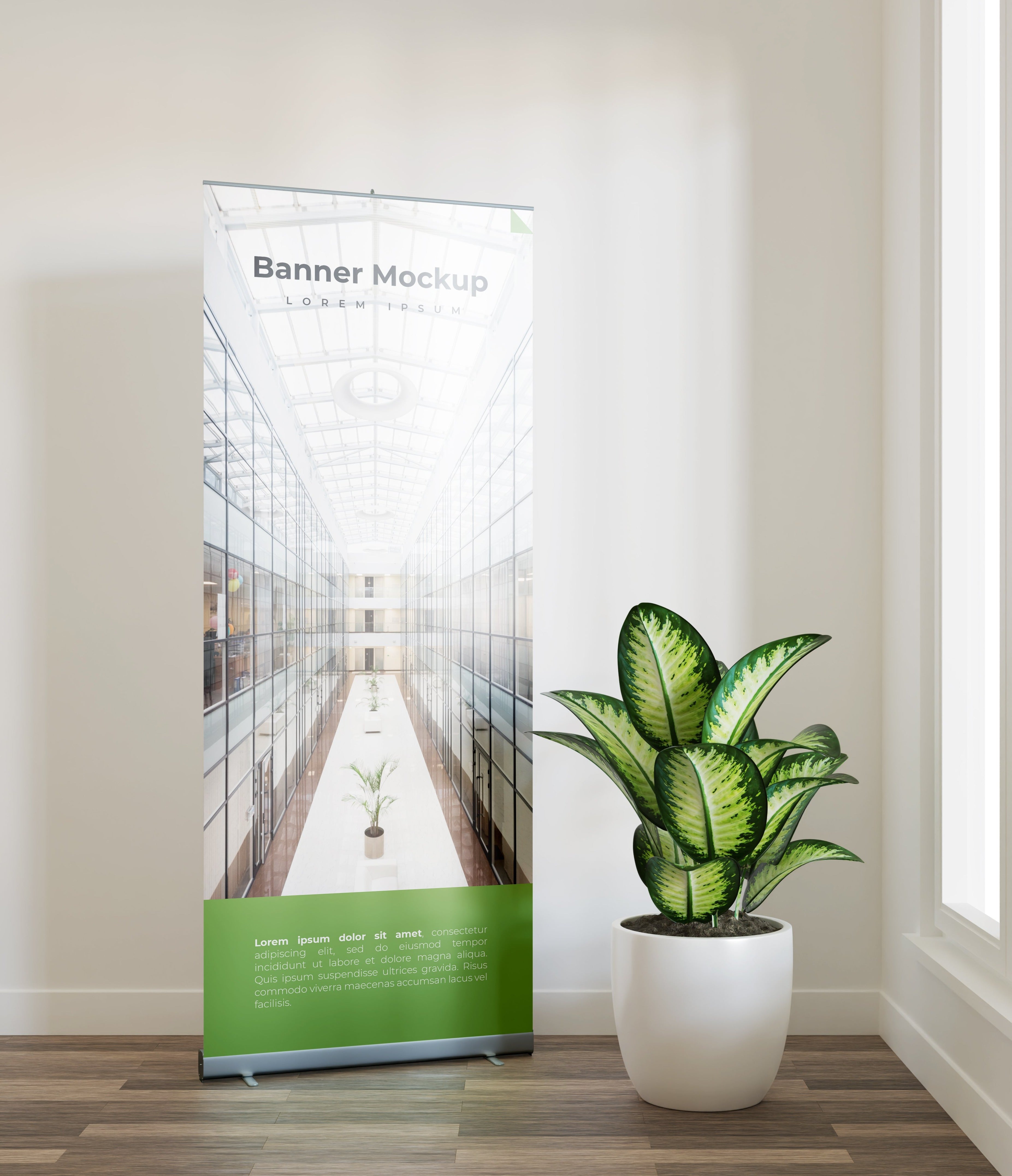 Retractable Vinyl Banner BWTS