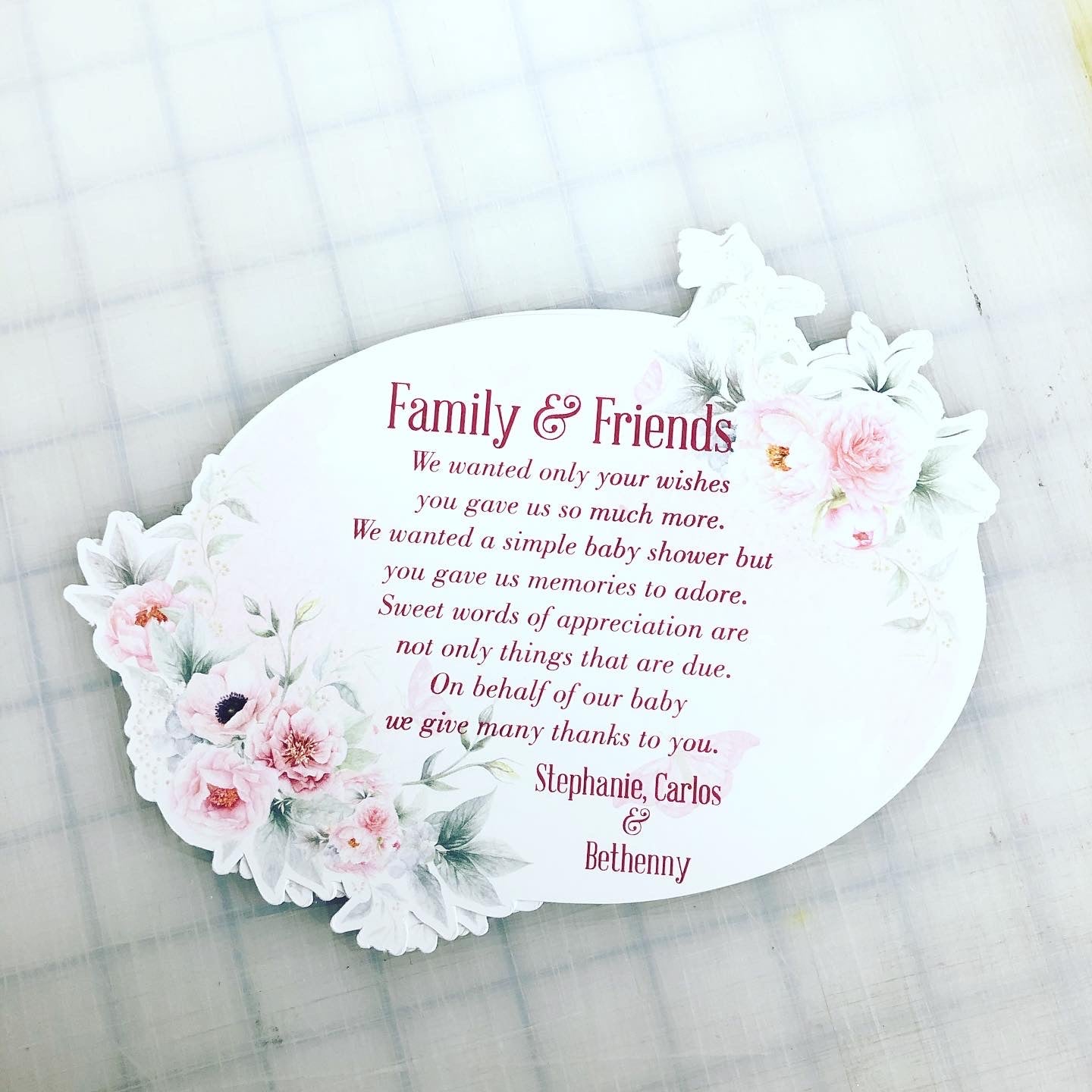 THANK YOU / MENU CARDS - Twins Print